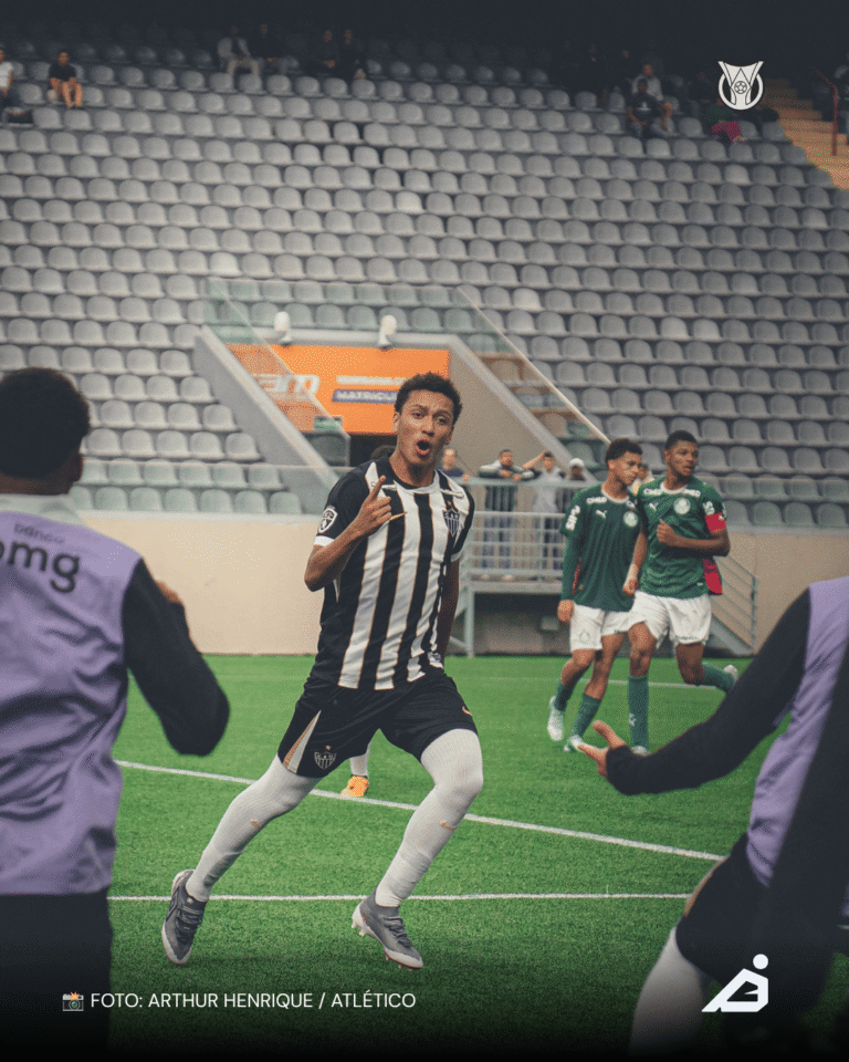 ATLÉTICO ELIMINA O PALMEIRAS E SE CLASSIFICA PARA A SEMIFINAL DO BRASILEIRO SUB-17