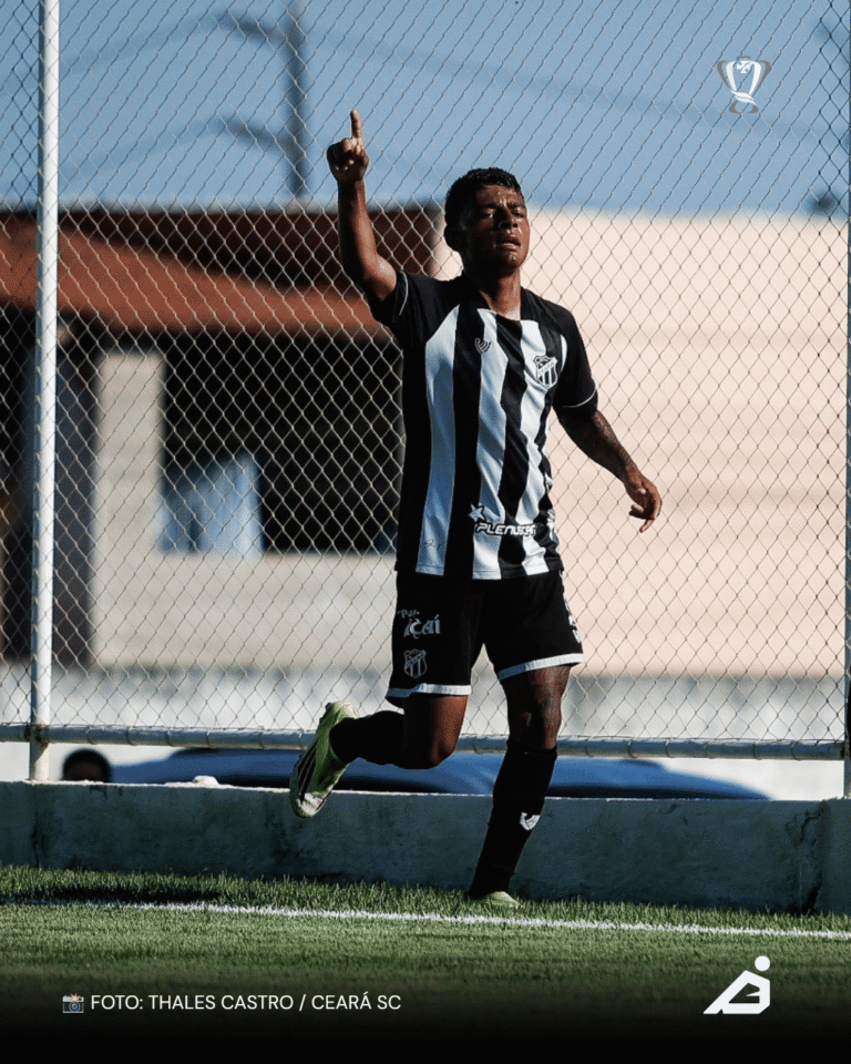 CEARÁ VENCE O GOIÁS EM PARTIDA DE IDA DAS OITAVAS DE FINAL DA COPA DO BRASIL SUB-20