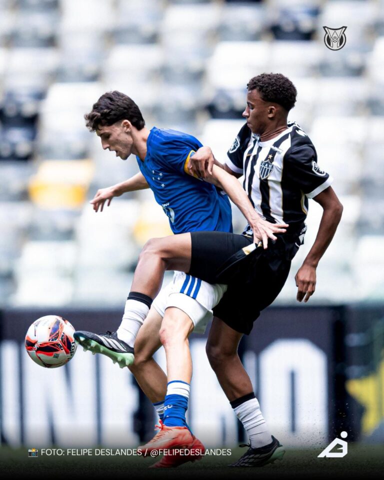 ATLÉTICO E CRUZEIRO FICAM NO EMPATE EM JOGO DE IDA DA SEMIFINAL DO BRASILEIRO SUB-17