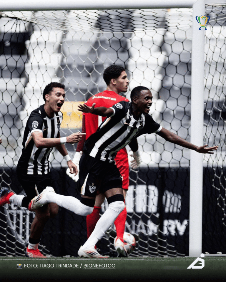 ATLÉTICO VENCE O PALMEIRAS E ABRE VANTAGEM NAS QUARTAS DE FINAL DO BRASILEIRO SUB-17