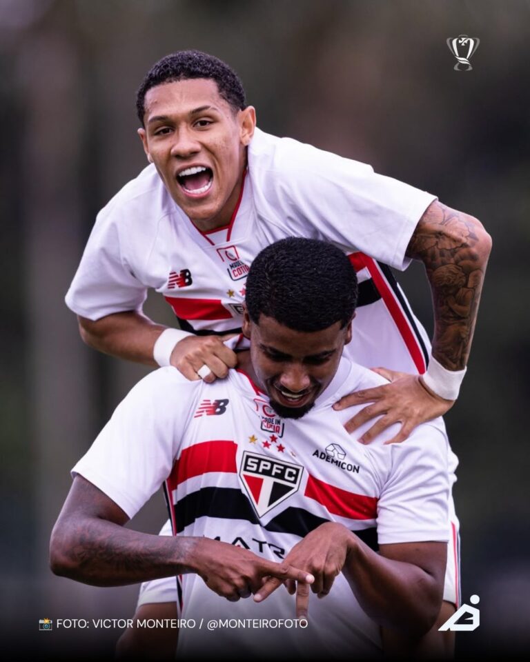 SÃO PAULO GOLEIA O UNIÃO E SE CLASSIFICA PARA AS QUARTAS DE FINAL DA COPA DO BRASIL SUB-20