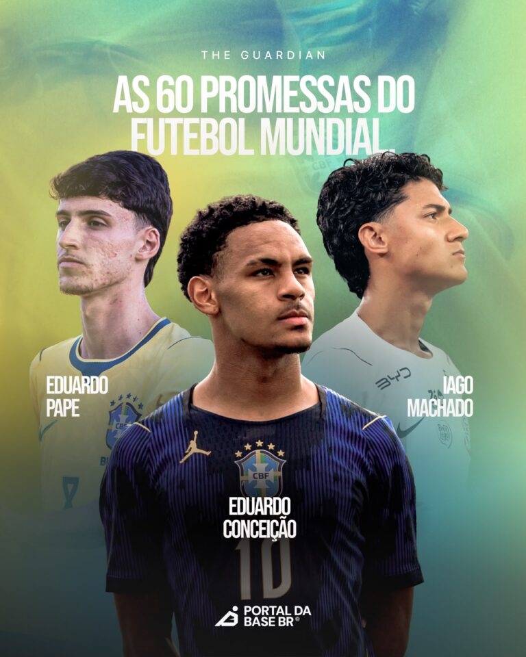 EDUARDO CONCEIÇÃO, IAGO MACHADO E EDUARDO PAPE SÃO OS BRASILEIROS NA LISTA DO THE GUARDIAN